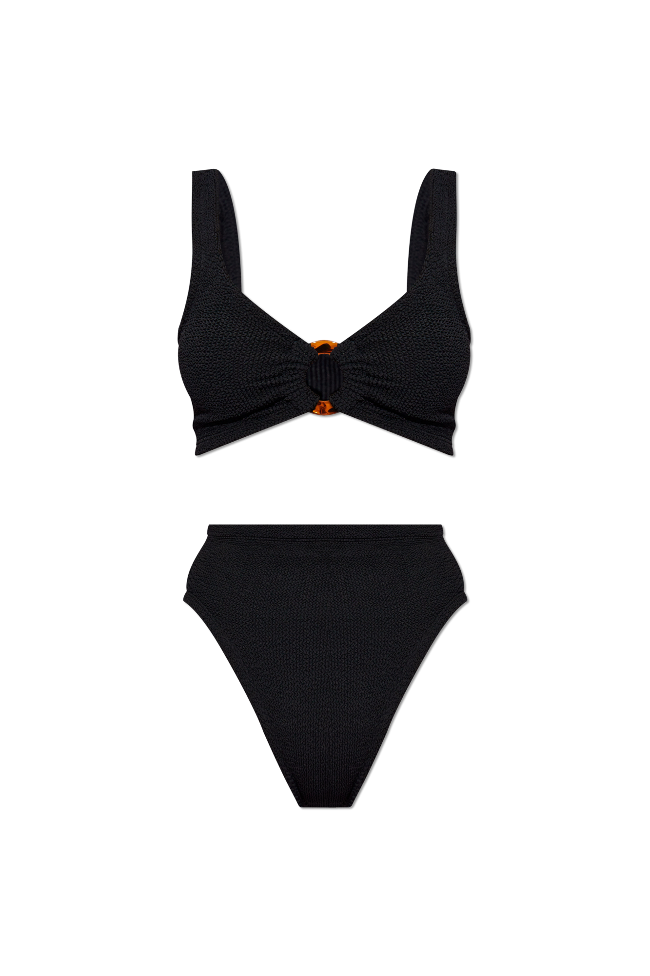 Hunza G NADINEBIKINIBLACK 関税送料込 Hunza G Nadine Bikini in Black | FWRD